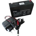 Eyepc Akülü Arabalar Için 12V 7AH Akü + Şarj Cihazı Adaptörü Aleti