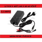 Eyepc Maşa Kablolu 12 Volt Aküler İçin + 3.5 Amper Şarj Şarz Adaptör
