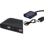 Eyepc Monitörü Tv Yapmak Için Gerekenler Çevirici Set Vga+Hd Uydu