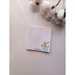 EyER Shoping Çeşitli Figürler Desenli Memopad Not Defteri Bloknot Çek Kopar Tutkallı Defter - Beyaz
