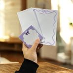 EyER Shoping Kurdela Defter Seti 3 Boy Tutkallı Çek Kopart - Mor