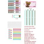 EyER Shoping Lol Bebek Kitap Defter Okul Etiketi 270 Adet Kesimli