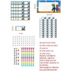 EyER Shoping Mario Kitap Defter Okul Etiketi 270 Adet Kesimli