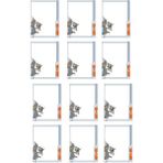 EyER Shoping Şimşek Mcquen Kitap Defter Okul Etiketi 48 Adet Kesimli(Ad-Soyad Istekli)