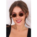 Eyesofia Spear Altın Kahve Unisex Güneş Gözlüğü
