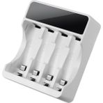 Eyfa Pil Battery Şarj Cihazı USB &type C Şarj Kablolu LED Ekranlı Pil Şarj Aleti Dörtlü Aa/aaa Ni-Mh Ni-Cd - 4'lü