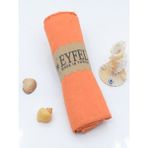 Eyfel Bambu Kraş Şal - 51R-Turuncu