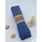 Eyfel Bambu Kraş Şal - Gece Mavi