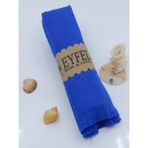 Eyfel Bambu Kraş Şal - Saks Mavi