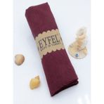 Eyfel Bambu Kraş Şal - Vişne Çürüğü