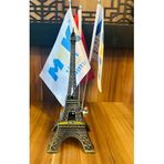 Eyfel Kulesi Dekoratif Biblo Paris'In Simgesi - Küçük Boy Koyu Sarı