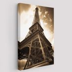 Eyfel Kulesi ile Paris Dekoratif Kanvas Tablo, Duvar Dekoru 6424