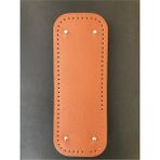 Eyfel Suni Deri Örgü Çanta Tabanı Taba Renk Kadın 12X32 cm Geniş Delikli Tasarım