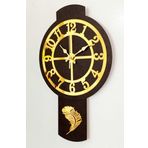 Eyka Store Siyah Gold Aynalı Pleksi Piyano Model Sayılı Ev Hediyelik Duvar Saati 50X30