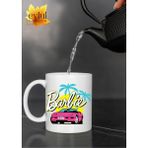 Eylül Design Barbie Temalı Barbie's Car Özel Tasarım Baskılı Kupa Bardak
