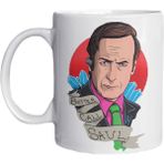 Eylül Design Breaking Bad Better Call Saul Özel Tasarım Baskılı Beyaz Kupa Bardak