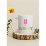 Eylül Design Bts Army Özel Tasarım K-Pop Baskılı Özel Tasarım Baskılı Kupa Bardak