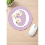 Eylül Design Harf Baskılı Yuvarlak Kaydırmaz Mousepad Ergonomik Mouse Pad - Cosmic