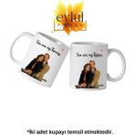 Eylül Design How I Met Your Mother Barney-Robin İkili Porselen Sevgili Baskılı Kupa Bardak