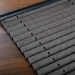Eylül Yapı Market Katlanabilir Plise Perde, Cam Balkon Perdeleri, Ofis Perdeleri, Pvc Pencere Perdeleri - Antrasit - 40 x 140 cm