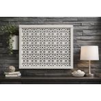EyluX Shop Modern Dekoratif Duvara Asılabilir Sigorta ve Modem-Wifi Saklama Kutusu 25X35 cm Derinlik 10CM - Beyaz