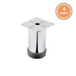 Eym 4 Adet Mobilya Ayağı Metal 8 cm Alttan Ayarlı 42 mm Krom Ayak