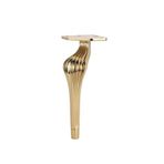 Eym 4 Adet Ottoman Lüx Metal Ayak 16 cm Altın Mobilya Koltuk Ayağı