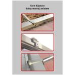 Eym Balkon Çamaşır Kurutma Askısı Dikdörtgen Küpeşte 80 * 30 cm Bronz