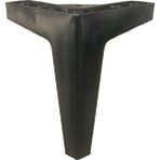Eym Kartal Lükens Ayak Mobilya Koltuk Çekyat Ayağı 15 Cm Siyah - 14 cm Beyaz