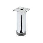 Eym Mobilya Ayağı Metal 12 Cm Alttan Ayarlı 42 mm Krom Ayak