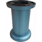 Eym Safir Plastik Ayak Mobilya Koltuk Ayağı 10 cm Üstten Ayarlı Mavi 1 Adet