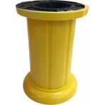 Eym Safir Plastik Ayak Mobilya Koltuk Ayağı 10 cm Üstten Ayarlı Sarı