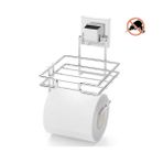 EYM Tekno Tel EF-275 Yapışkanlı Yedekli Tuvalet Wc Kağıtlık Krom