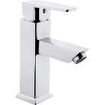 Eym Tema Kare Slim Tek Gövde Sabit Lavabo Bataryası Musluk Krom