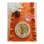 eyma home Fırfırlı duck kumaş runner