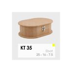 Eymen Hobi Orta Boy Kilitli Ahşap Kutu Boyanabilir MDF Takı & Özel Eşya Kutusu 25x16x7.5 cm