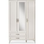 Eymense Alya 3 Kapaklı Aynalı Aytaşı Gardırop