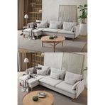 Eymense Flexy Köşe Koltuk Takımı KREM