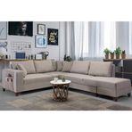 Eymense Krem Loft Köşe Koltuk Takımı