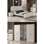 Eymense Petek Benchli Modern 6 Kapaklı Yatak Odası Takımı