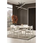 Eymense Petek Modern 4 Sandalyeli Açılır Masalı Yemek Masası Takımı