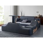 Eymense Sunshine Tv Modüllü Masajlı Akıllı Karyola - 160 x 200 cm - Antrasit