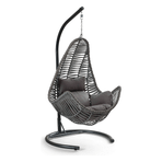 Eymense Zen Rattan Gri Salıncak