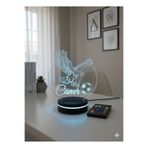 Eymi Design Kişiye Özel Kartal Futbol Temalı Renk Değiştiren RGB 3D Led Lamba – Dekoratif Masa Gece Lambası