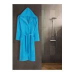 Eymir Home Collection Kapüşonlu Bukle Erkek Bornoz