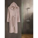 Eymir Home Collection Kapüşonlu Erkek/kadın Bornoz Yetişkin Unisex Pamuk - Cappuccino