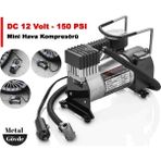 Eyp Mini Metal Gövdeli Hava Kompresörü Lastik Şişirme Çakmak Girişli 12 Volt