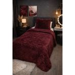 EYPRICH KUZU PELUŞ SÜET TABAN YATAK ÖRTÜSÜ VE YASTIK TAKIMI - YUMUŞAK DOKULU 150X250CM