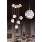 Eys 8W 5'Li Gold Sarkıt Led Avize