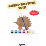 Eysera Ahşap Boyama Seti, Kirpi – Çocuk Aktivite & Hobi Oyuncak, Montessori Eğitici Set